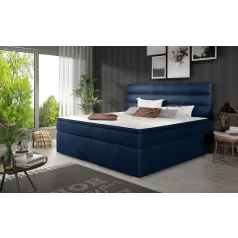 Softy 140x200 boxspring ágy  kék