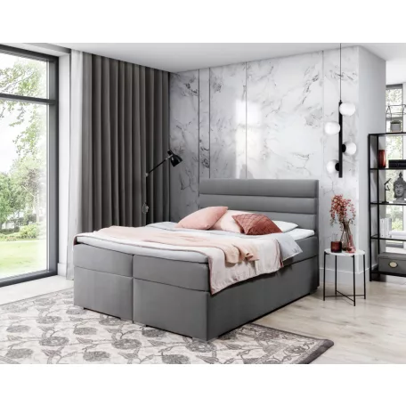 Softy 160x200 boxspring ágy  szürke