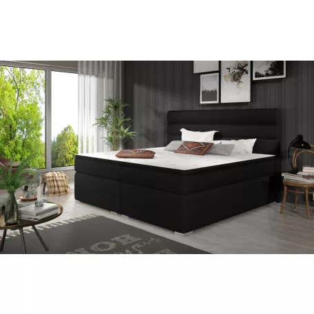 Softy 180x200 boxspring ágy  fekete