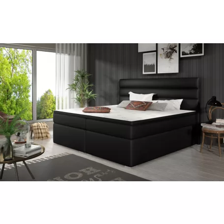 Softy 180x200 boxspring ágy  fekete