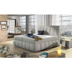 Vincenzo 140x200 boxspring ágy  szürke