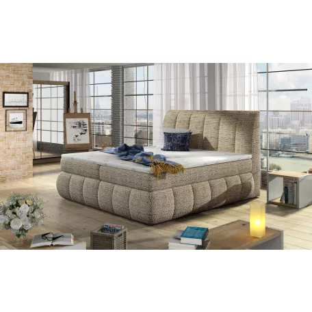 Vincenzo 140x200 boxspring ágy  bézs