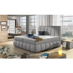 Vincenzo 140x200 boxspring ágy  szürke