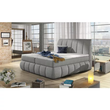 Vincenzo 140x200 boxspring ágy  szürke