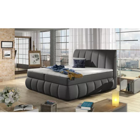 Vincenzo 140x200 boxspring ágy  szürke