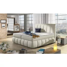 Vincenzo 140x200 boxspring ágy  bézs