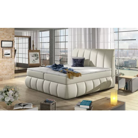 Vincenzo 140x200 boxspring ágy  bézs