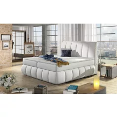 Vincenzo 160x200 boxspring ágy  fehér