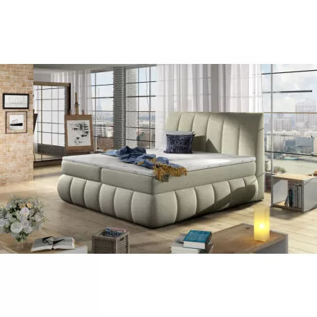 Vincenzo 160x200 boxspring ágy  bézs