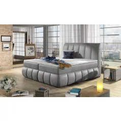 Vincenzo 160x200 boxspring ágy  szürke