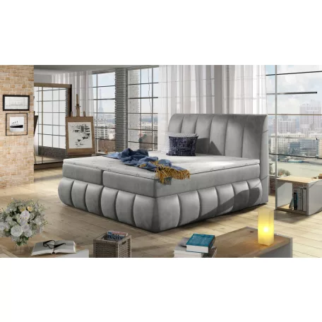 Vincenzo 160x200 boxspring ágy  szürke