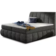 Vincenzo 180x200 boxspring ágy  sötétszürke