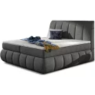 Vincenzo 180x200 boxspring ágy  sötétszürke