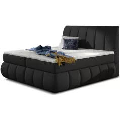 Vincenzo 180x200 boxspring ágy  fekete