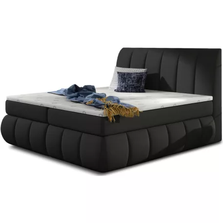 Vincenzo 180x200 boxspring ágy  fekete