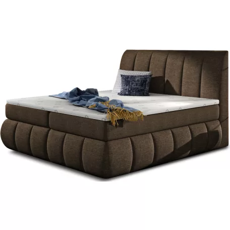Vincenzo 180x200 boxspring ágy  barna