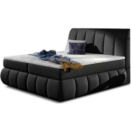 Vincenzo 180x200 boxspring ágy  fekete