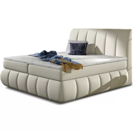 Vincenzo 180x200 boxspring ágy  bézs