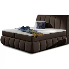 Vincenzo 180x200 boxspring ágy  barna
