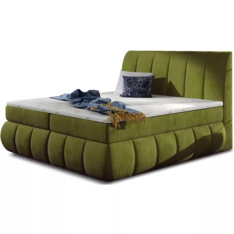 Vincenzo 180x200 boxspring ágy  zöld