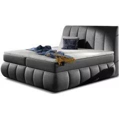 Vincenzo 180x200 boxspring ágy  sötétszürke