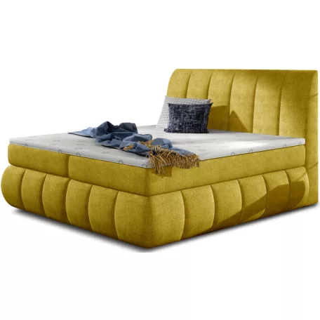 Vincenzo 180x200 boxspring ágy  sárga