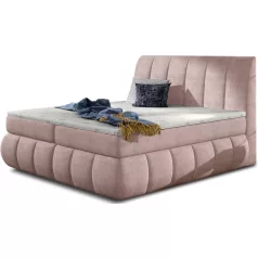 Vincenzo 180x200 boxspring ágy  rózsaszín
