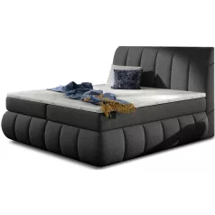Vincenzo 180x200 boxspring ágy  sötétszürke