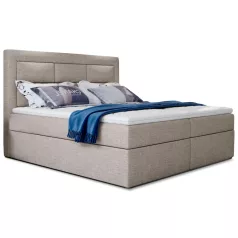 Vivre 140x200 boxspring ágy  bézs