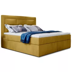 Vivre 140x200 boxspring ágy  sárga
