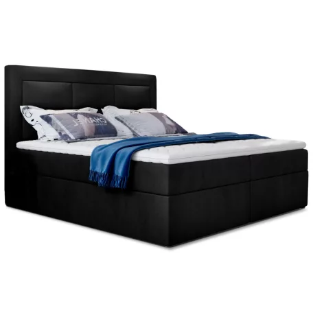 Vivre 140x200 boxspring ágy  fekete