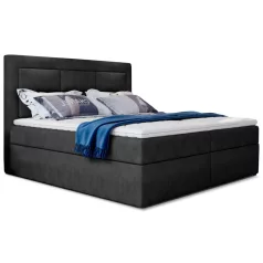 Vivre 160x200 boxspring ágy  sötétszürke