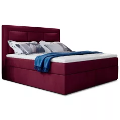 Vivre 160x200 boxspring ágy  sötétlila