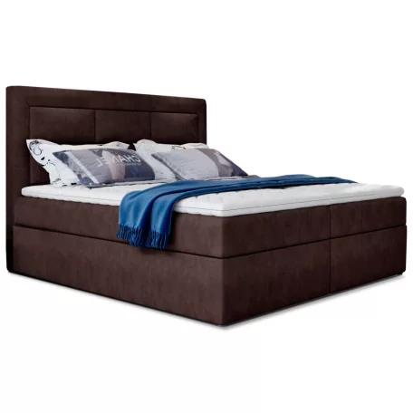 Vivre 180x200 boxspring ágy  sötétbarna