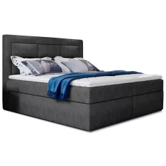 Vivre 180x200 boxspring ágy  sötétszürke
