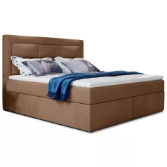 Vivre 180x200 boxspring ágy  világosbarna