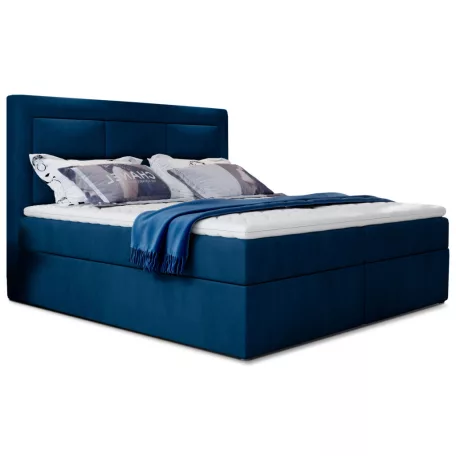 Vivre 180x200 boxspring ágy  sötétkék