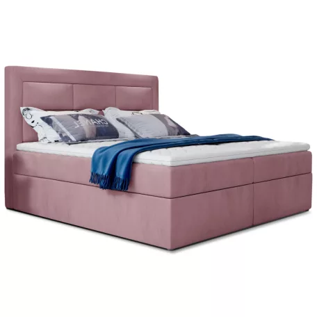 Vivre 180x200 boxspring ágy  rózsaszín