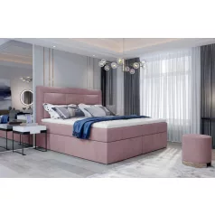Vivre 180x200 boxspring ágy  rózsaszín