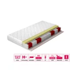 Pocket matrac palmo 80x200 hipoallergén huzat, fehér