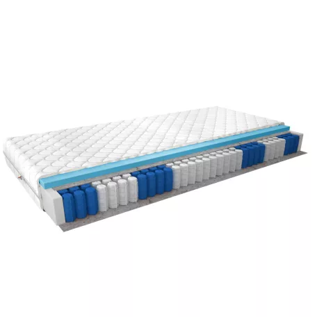 Pedro Táskarugós matrac 90x200 medicott ezüst, fehér