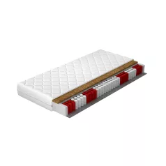 Pini Táskarugós matrac 80x200 hipoallergén huzat, fehér