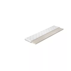 Topper latex 80x200 hipoallergén huzat, fehér