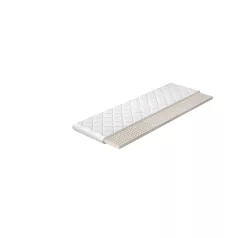 Topper latex 90x200 hipoallergén huzat, fehér