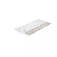 Topper latex 120x200 hipoallergén huzat, fehér