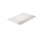 Topper latex 160x200 hipoallergén huzat, fehér