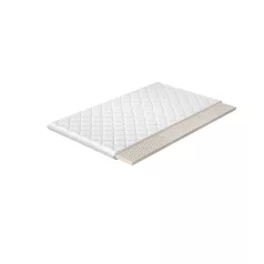 Topper latex 160x200 hipoallergén huzat, fehér