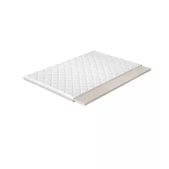 Topper latex 180x200 hipoallergén huzat, fehér