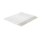 Topper latex 200x200 hipoallergén huzat, fehér