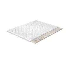 Topper latex 200x200 hipoallergén huzat, fehér